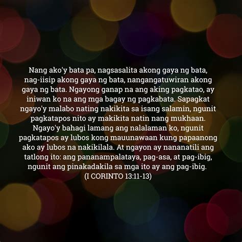 sa mahaba lamang nabasa si marissa|1 Corinto 11:13.
